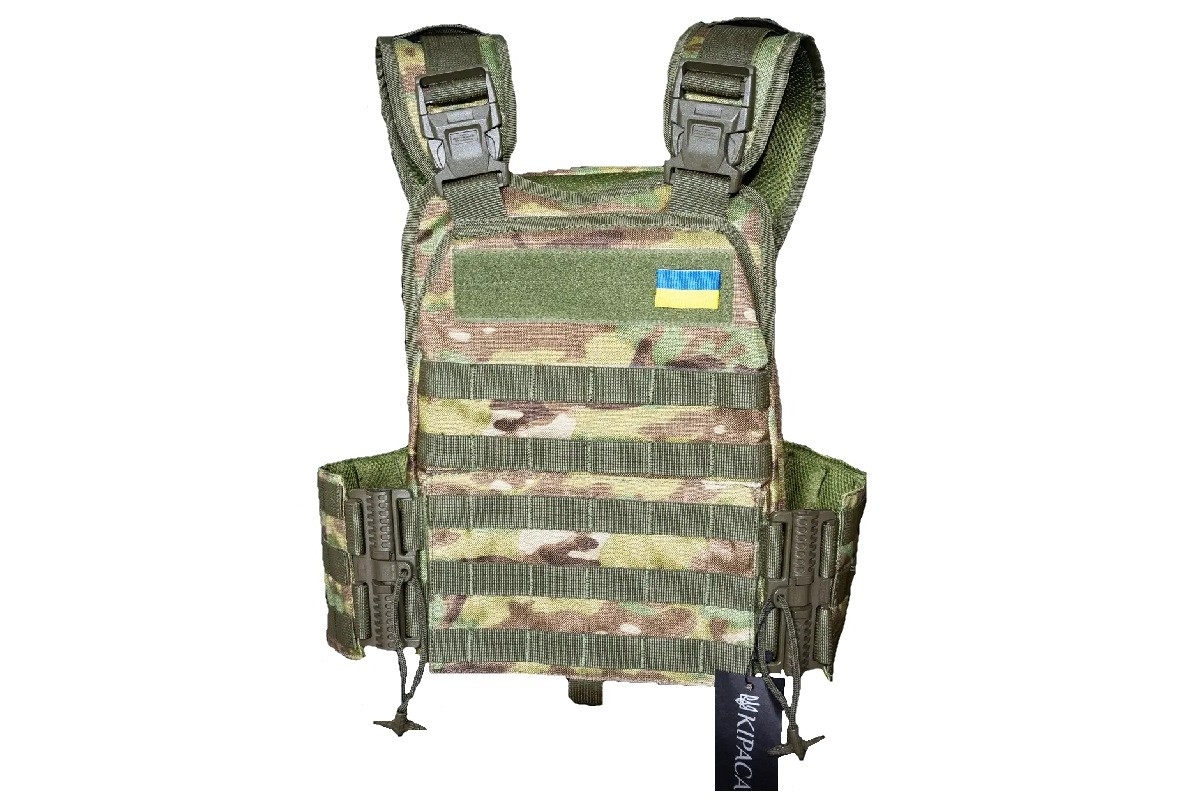 Плитоноска з швидкоскидом кордура Kirasa KI1044 MultiCam