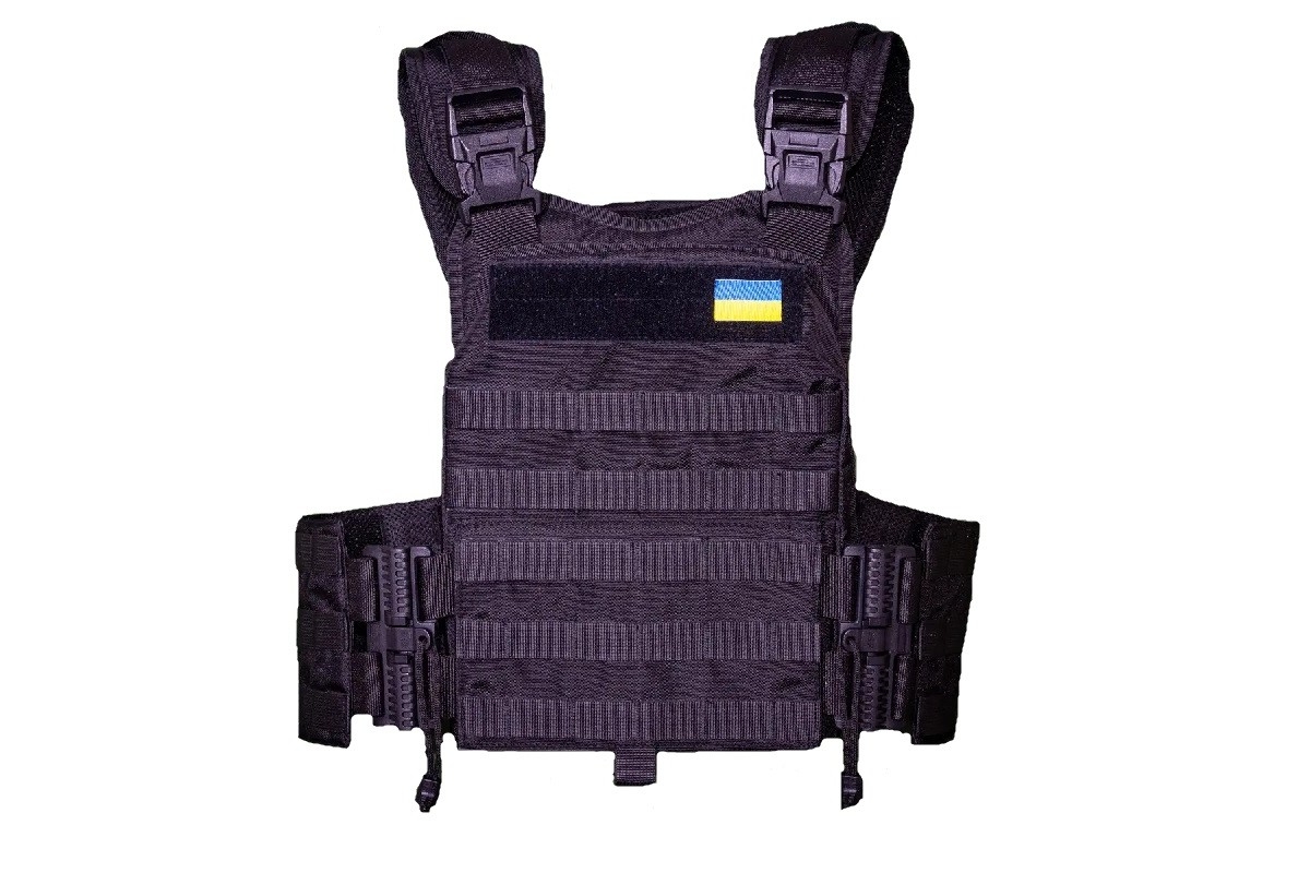 Плитоноска з швидкоскидом кордура Kirasa KI1045 Black Kirasa - купити в Україні
