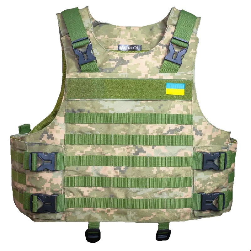 Плитоноска тактична з встановленням додаткового захисту Kirasa KI1022 Pixel