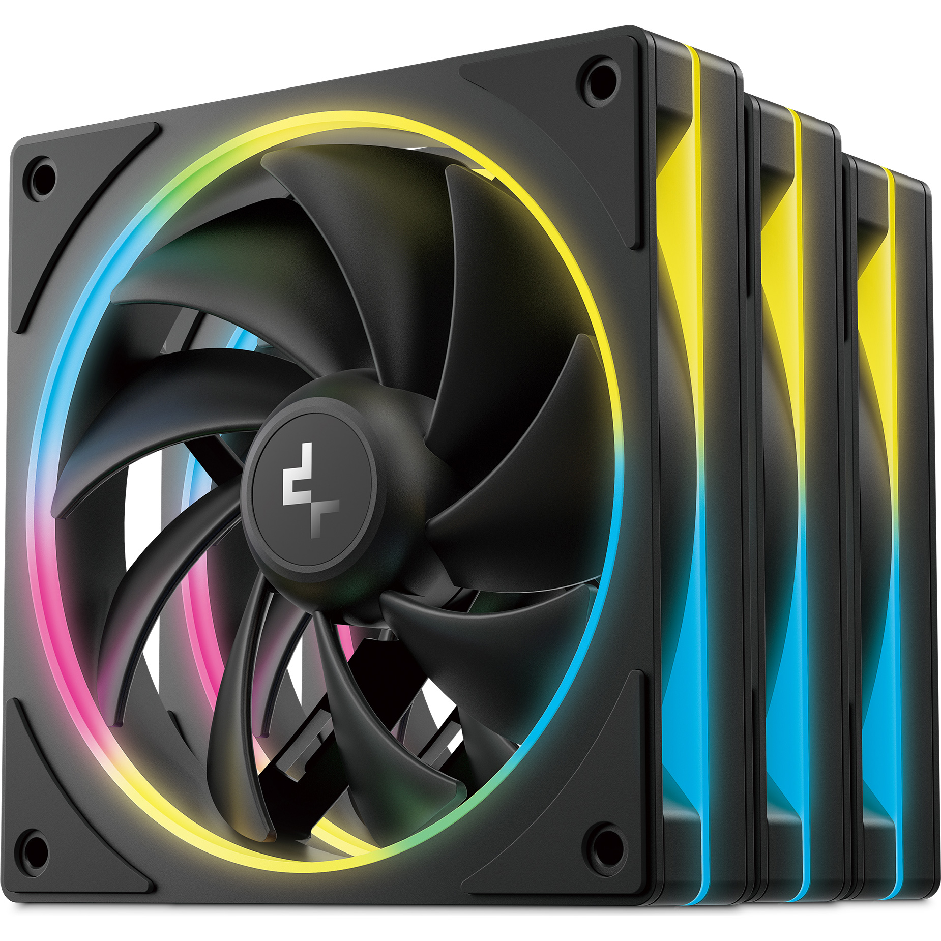 Вентилятор для ПК Deepcool FL12 SE 3IN1 Black (R-FL12SE-BKAPN3-G)