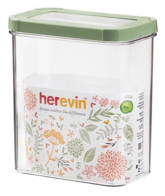 Харчовий контейнер HEREVIN Storage Canister-Green-Peach 1.8 л (161207-100)
