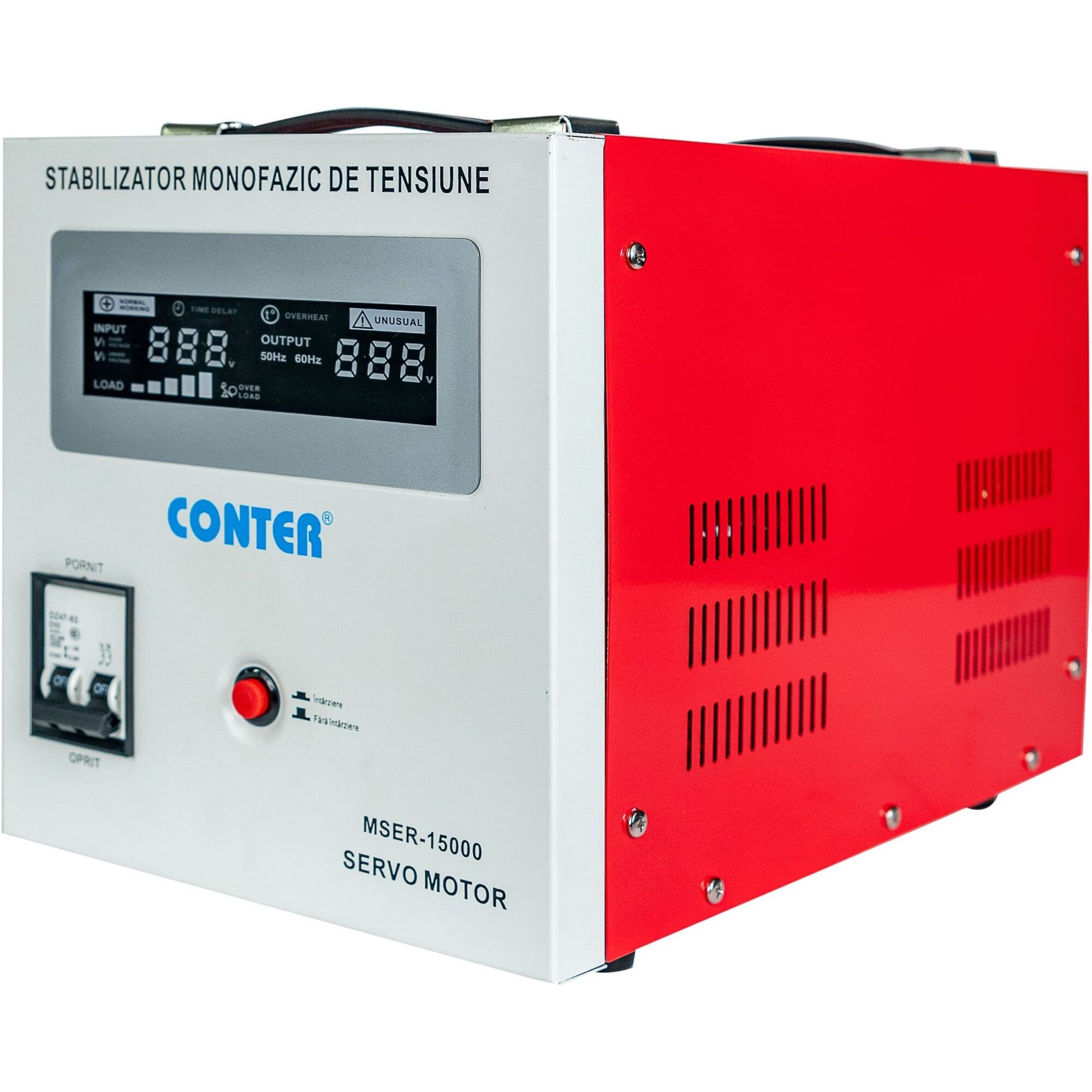 Стабілізатор напруги Conter MSER 15000 VA-V2/12000W White Red Conter - купити в Україні