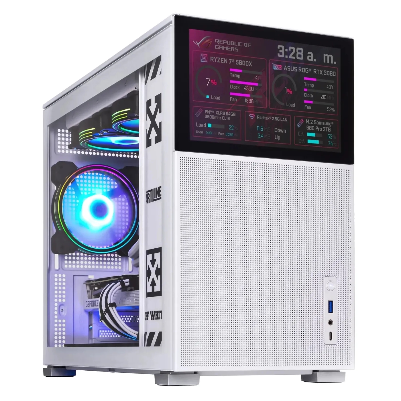 Персональний компютер ARTLINE Gaming D31WHITE Windows 11 Home (D31WHITEv91Win) ARTLINE - купити в Україні