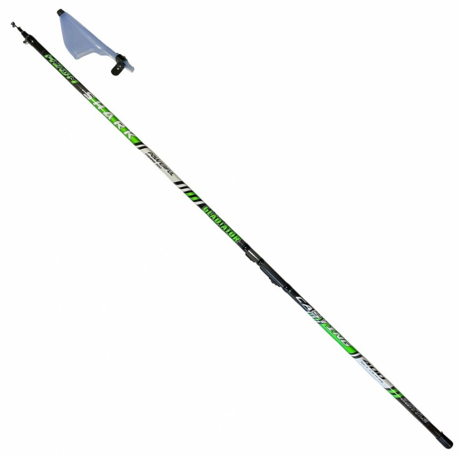 Вудка карбонова GLADIATOR SHARK з кільцями 5м (GL7044)