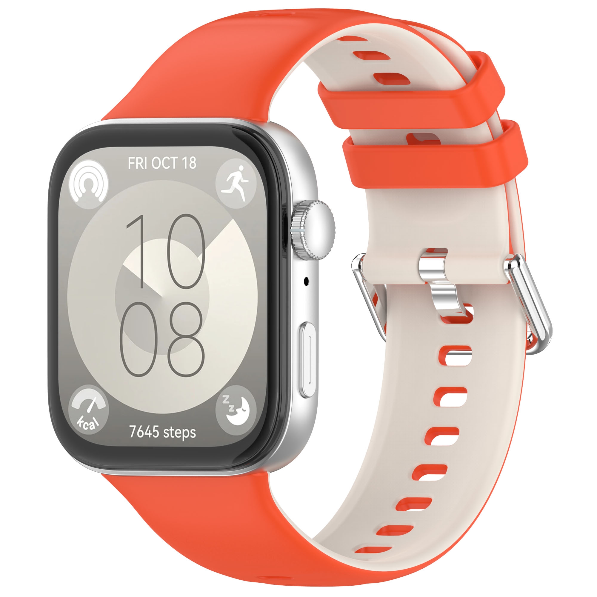Ремінець для смарт-годинника ArmorStandart Silicone для Huawei Watch Fit 3/4 /4 Pro Orange Cream (ARM89075)