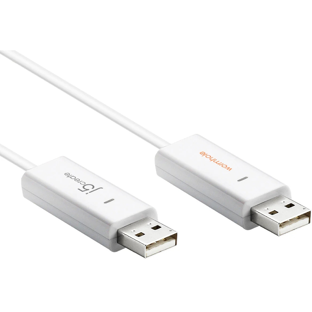 Дата-кабель J5create JUC400-N USB-A (тато)  -  USB-A (тато), 1.8 м White