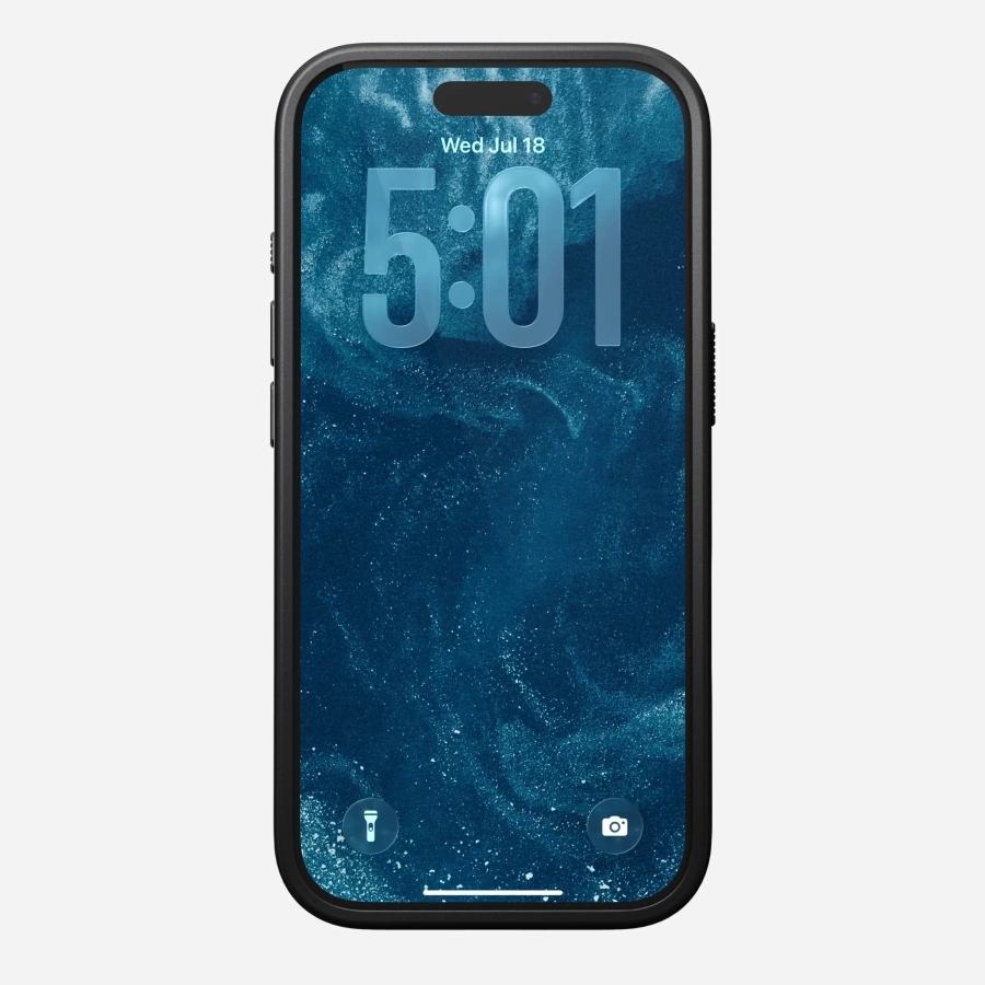 Чохол-накладка NOMAD Modern Leather Case for iPhone 17 Pro Black (NM014339858)