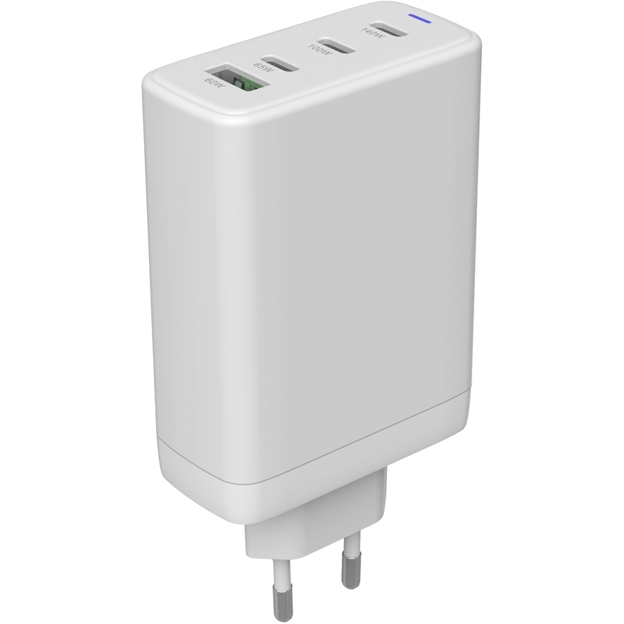 Адаптер живлення для телефона Canyon charger CU140ACC GaN 150W 3xPD 1xQC EU White Canyon - купити в Україні
