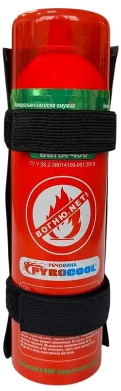 Вогнегасник PYROCOOL ВВПА-400 з текстильним кріпленням (04-046-IS) PYROCOOL - купити в Україні