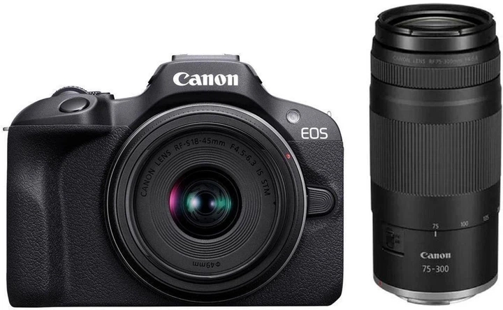 Фотоапарат Canon EOS R100/18-45 IS STM/75-300 IS STM (6052C121)