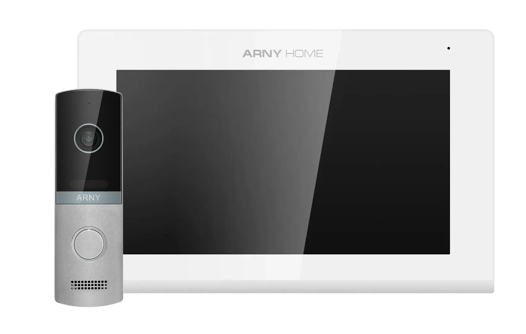 Відеодомофон Arny AVD-7423A Wi-Fi AVD-742A 7 IPS Wi-Fi + AVP-NG230 2Мп White Silver (21415)