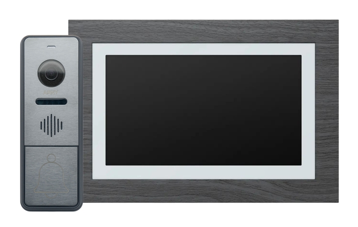 Відеодомофон Arny AVD-7743A AVD-770 ArtLine Wi-Fі + AVP-NG430 2Мп White Gray (21530)