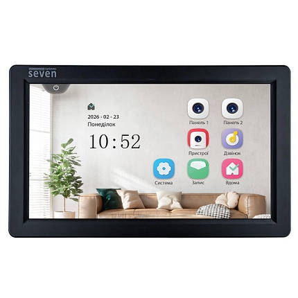 Відеодомофон SEVEN Systems DP-7570 FHD IPS Black