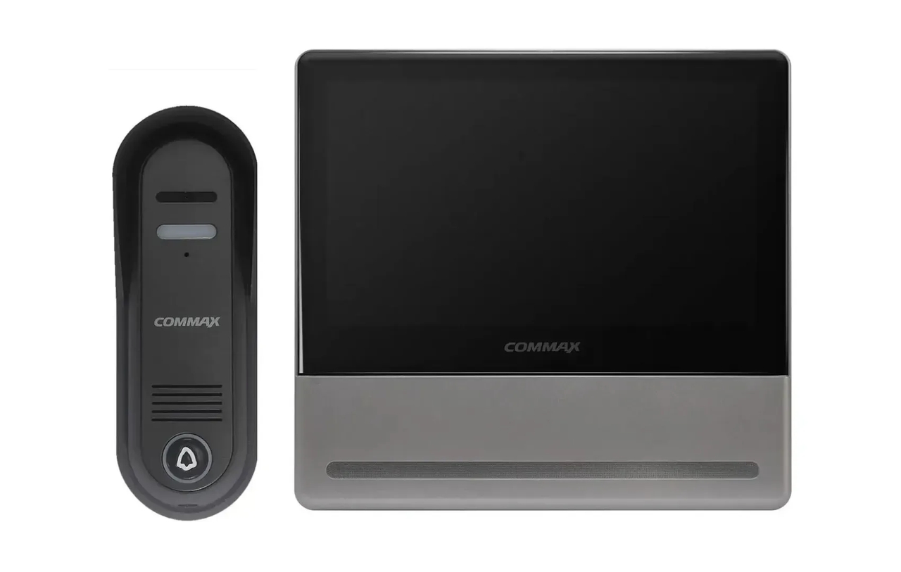 Відеодомофон Commax CDV-1004QT 10 Wi-Fi + DRC-4CPHD2 Black Gray (21403)