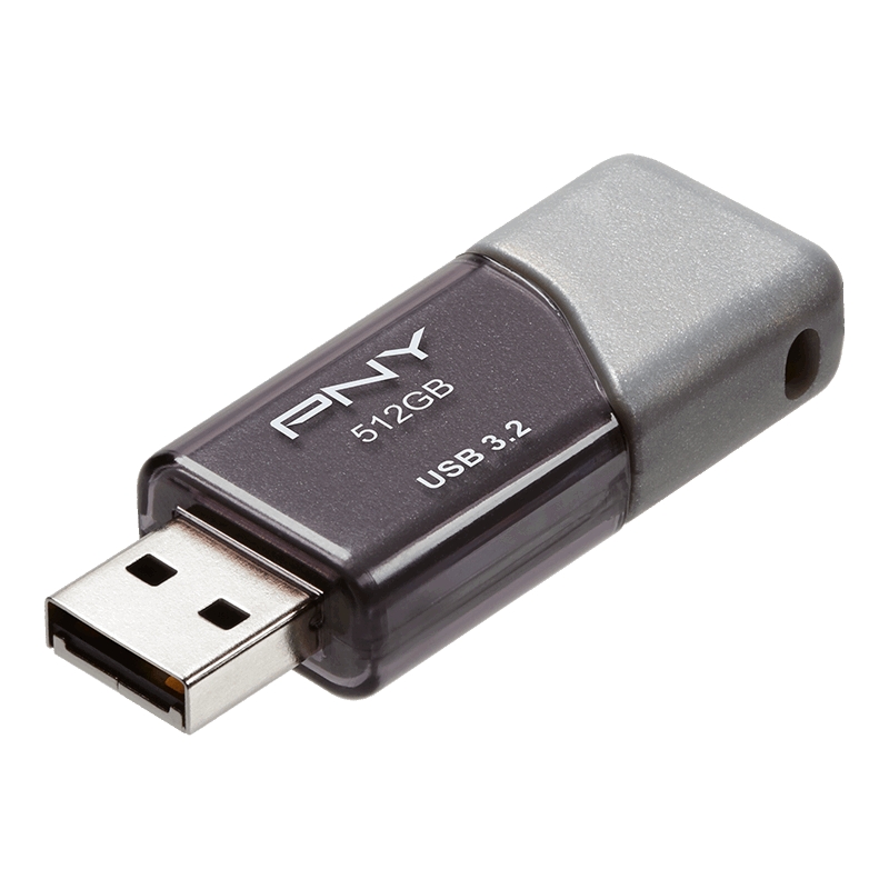 Флеш память PNY Attache 3 512GB Gray (P-FD512TBOP-GE)
