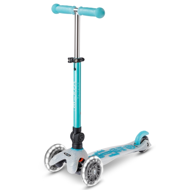 Самокат Micro Mini Deluxe Foldable Orion Glow LED Blue (MMD374)