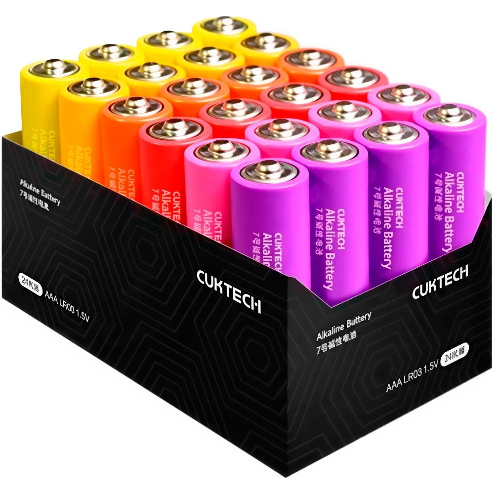 Батарейка CUKTECH AQA rainbow alkaline battery (24шт) B09