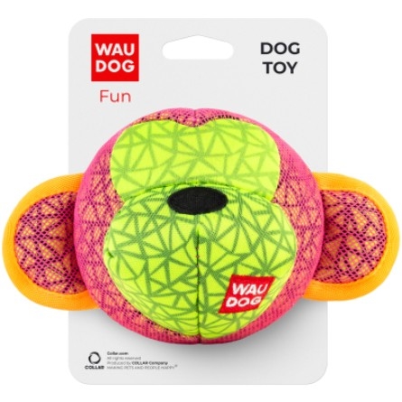 Іграшка для собак WAUDOG Fun Мавпа 16х10 см рожева (62037) WAUDOG - купити в Україні