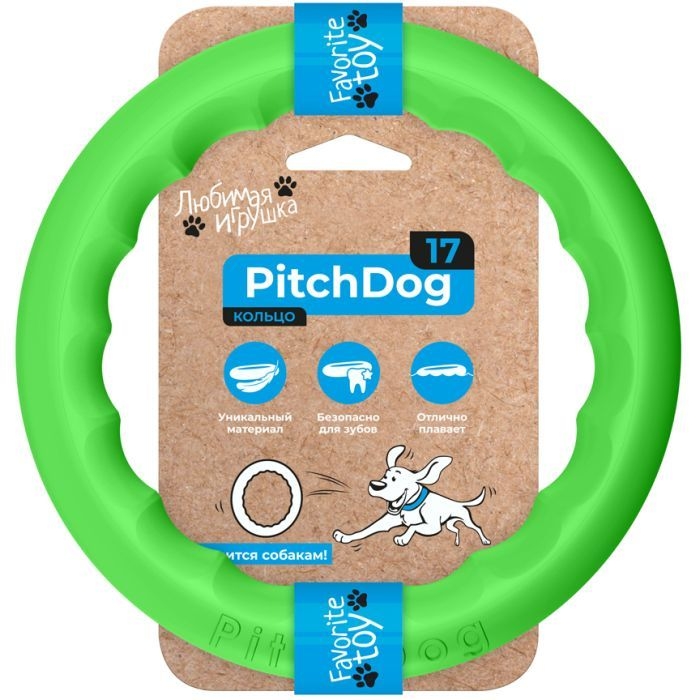 Іграшка для собак Collar PitchDog Кільце для апортування 17 см салатове (62365) Collar - купити в Україні