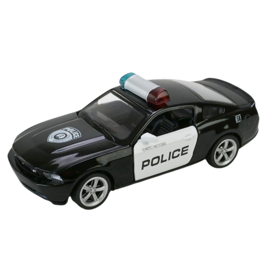 Іграшкова машинка Автопром Ford Mustang GT 4372 Black масштаб 1:43