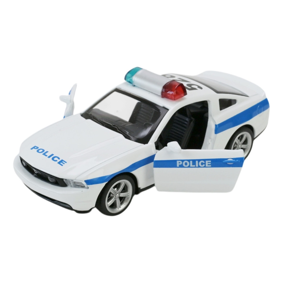 Іграшкова машинка Автопром Ford Mustang GT 4372 White масштаб 1:43
