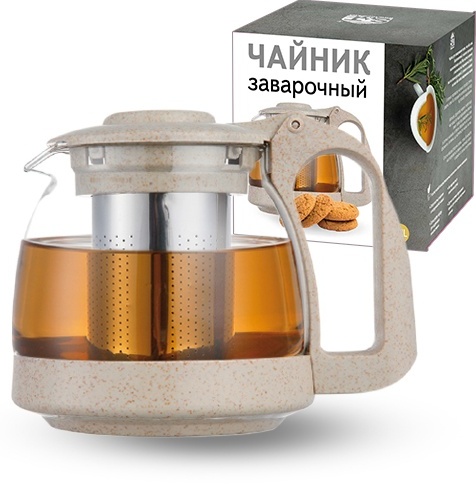 Чайник заварювальний S&amp;T 9161 Beige 700мл