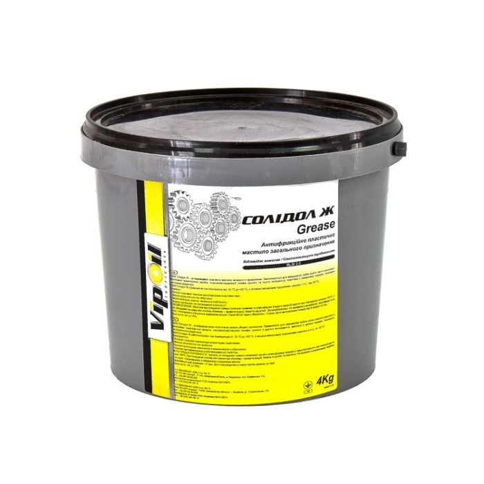 Мастило автомобільне Vipoil Солідол Ж, 4, 5 kg (0352074) Vipoil - купити в Україні