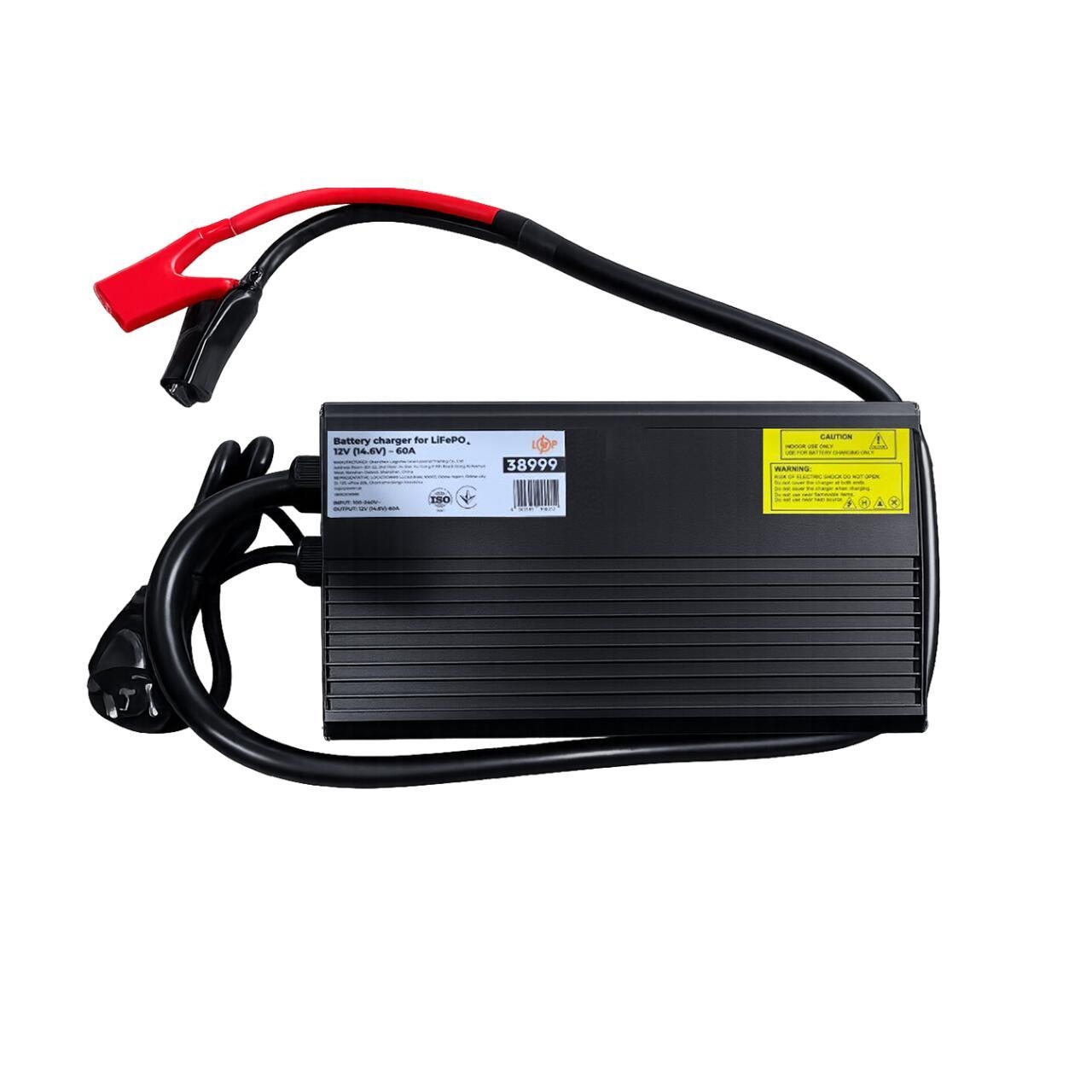 Зарядний пристрій для акумулятора LogicPower LiFePO4 12V 14, 6V-60A (LP38999)