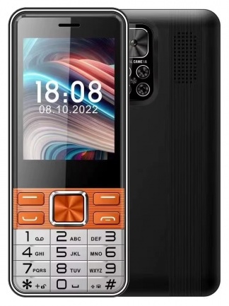 Кнопковий телефон Tkexun S5630 (S-Mobile S5630) 4SIM Orange