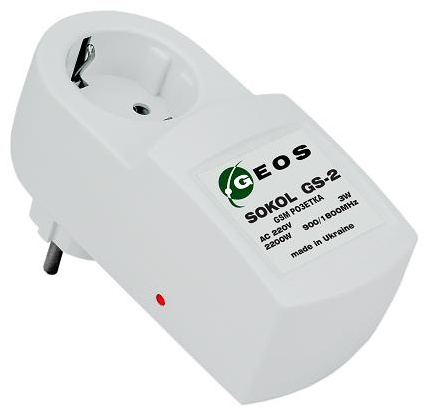 Розетка GEOS SOKOL-GS2 White GEOS - купити в Україні