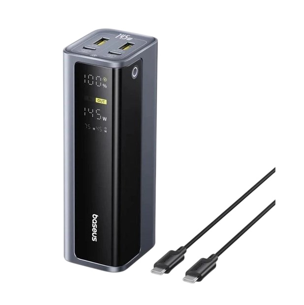 Зовнішній портативний акумулятор Baseus EnerGeek 20800mAh Black 145W (P10082109813-00) (Уцінений)
