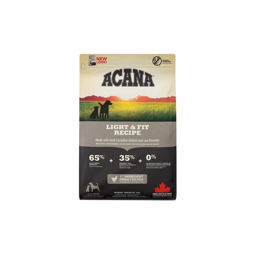 Сухий корм для собак ACANA Light &amp; Fit Recipe з куркою 2 кг (0064992512200) ACANA - купити в Україні