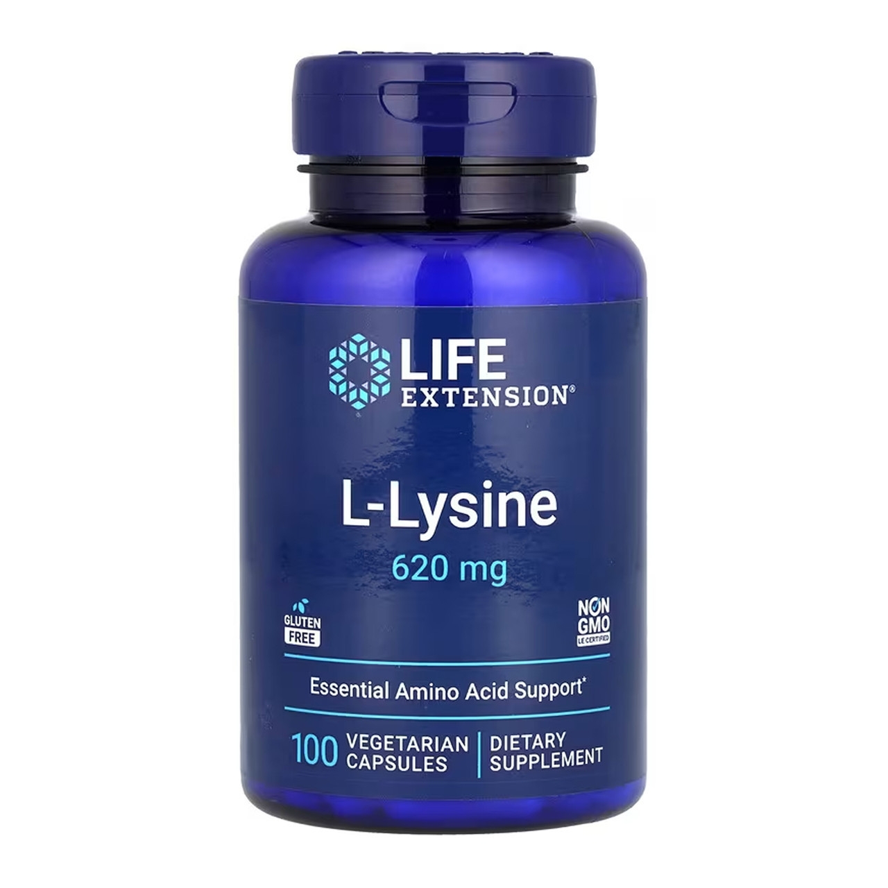 Лізин Life Extension L-Lysine 620 mg - 100 vcaps (2023-10-6813) Life Extension - купити в Україні