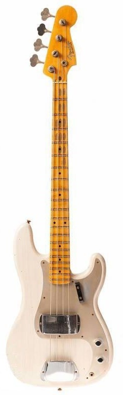 Бас-гітара Fender CUSTOM SHOP 1959 PRECISION BASS JOURNEYMAN RELIC AGED WHITE BLONDE Fender - купити в Україні