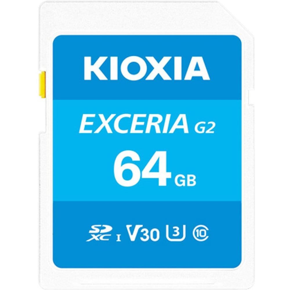 Карта памяті Kioxia EXCERIA G2 SDXC 64GB U3 V30 (LNEX2L064GG4)