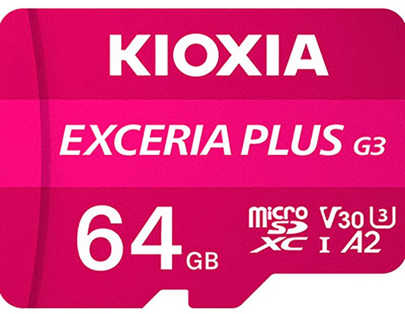 Карта памяті Kioxia EXCERIA PLUS G2 SDXC 64GB U3 V30 (LMPL3M064GG2)