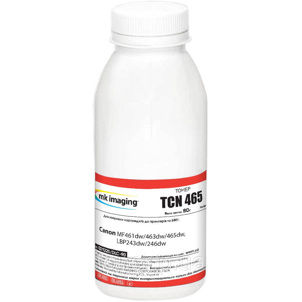 Принтерний тонер Mitsubishi Canon MF461/MF463/MF465, LBP243/LBP246 90 г Black (021220/DLC-90)