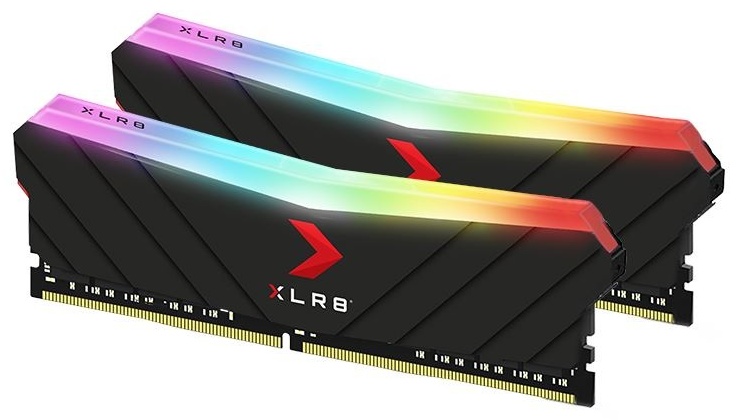 Оперативна память PNY 32GB (2x16GB) DDR4 3600 MHz CL18 XLR8 Gaming EPIC-X RGB Black (MD32GK2D4360018XRGBW)