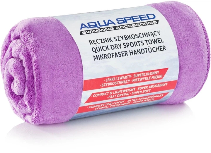 Рушник Aqua Speed DRY SOFT 7327 Уні 70x140см Violet (156-09-70x140)