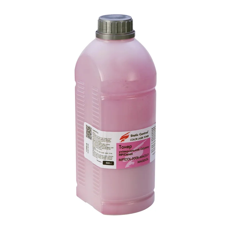 Принтерний тонер Static Control HP/Canon universal Magenta (MPTCOL-500B-MAOS-P)