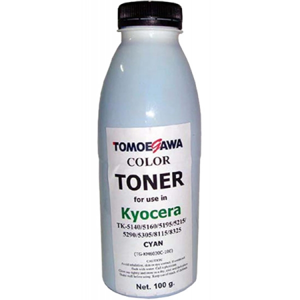 Принтерний тонер Tomoegawa KYOCERA TK-5140/5195/5215/5305/8115 100г Cyan (TG-KM6030C-100) Tomoegawa - купити в Україні