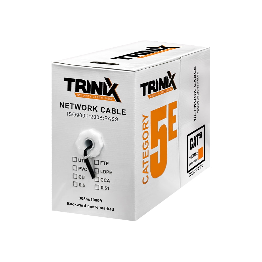 Вита пара Trinix UTP CAT5E CU 0.51mm LSZH Indoor 305m Trinix - купити в Україні