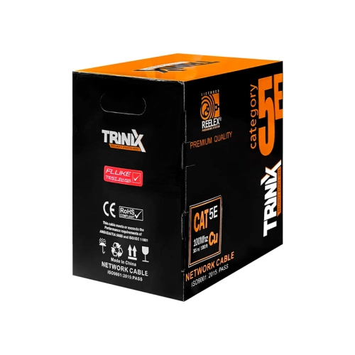 Вита пара Trinix FTP CAT5E CU 0.51mm PVC Indoor 305m