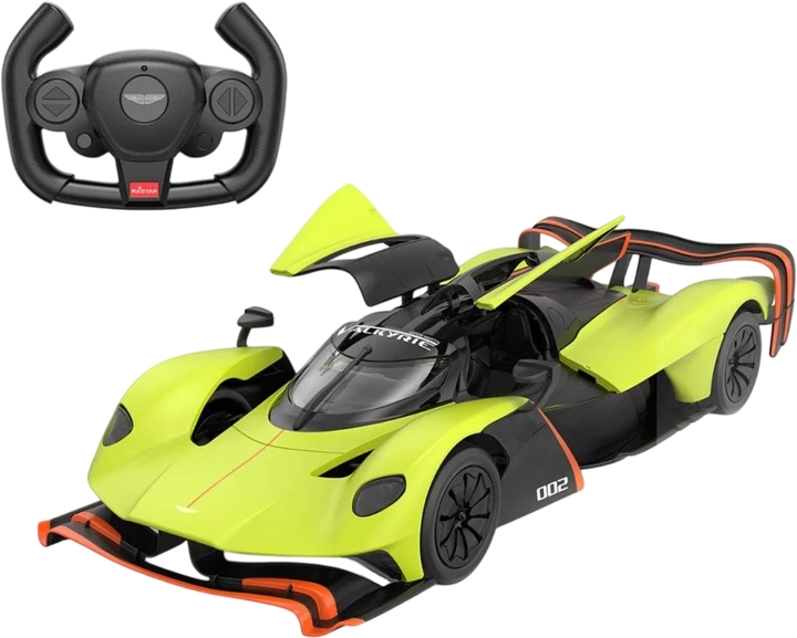 Іграшка на радіокеруванні Rastar Aston Martin Valkyrie AMR Pro 1: 14 Green