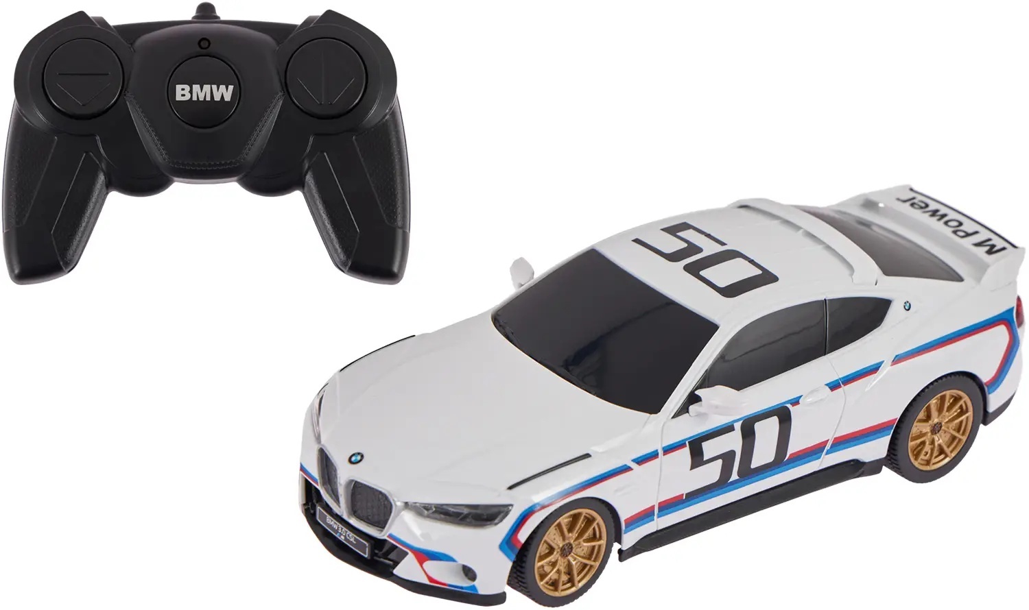 Іграшка на радіокеруванні Rastar BMW 3.0 CSL 1: 24 White