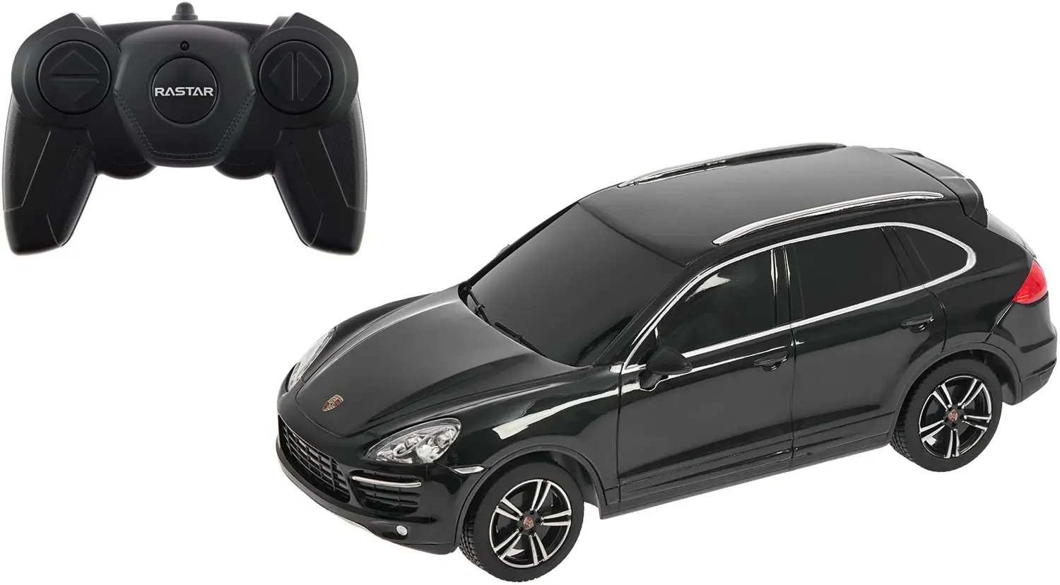 Іграшка на радіокеруванні Rastar Porsche Cayenne Turbo 1: 24 Black