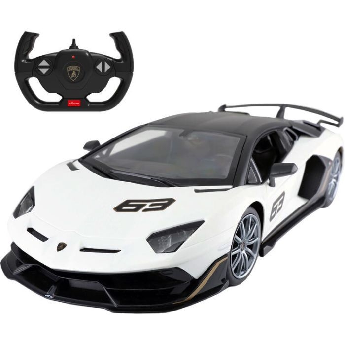 Іграшка на радіокеруванні Rastar Lamborghini Aventador SVJ 1: 14 (96070 white)