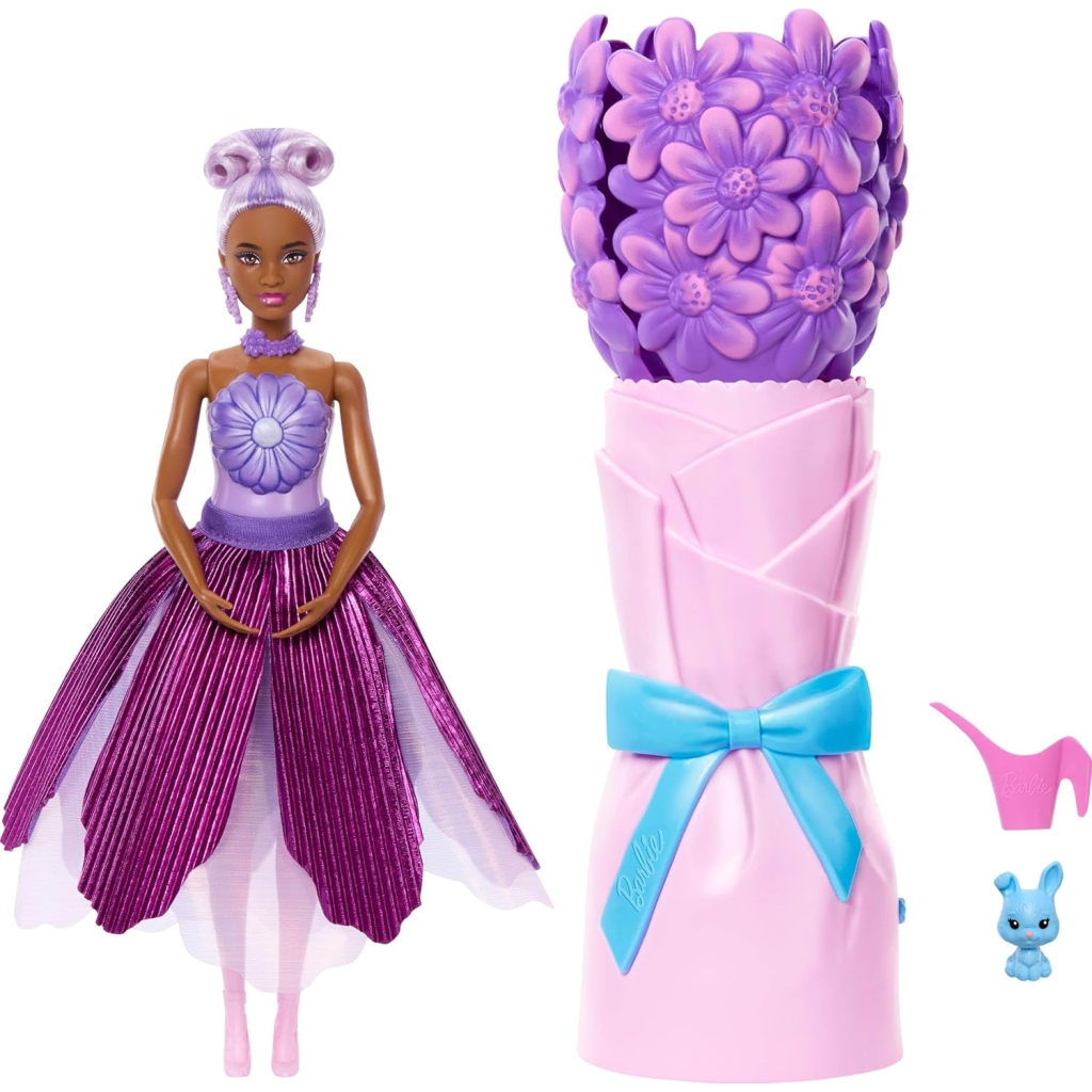 Лялька Mattel Barbie Petal Pop Фіолетова маргаритка (JMF58)