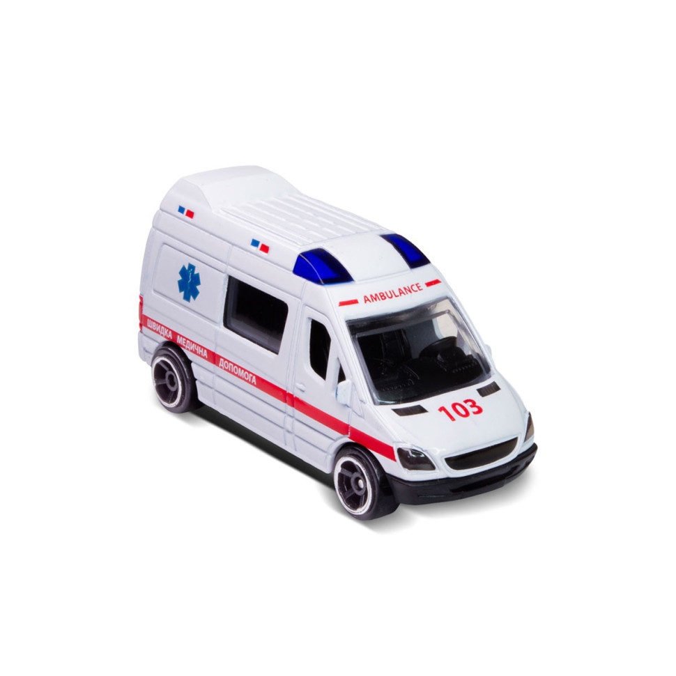 Іграшкова техніка TechnoDrive 250421CG-3 Швидка допомога 1:64