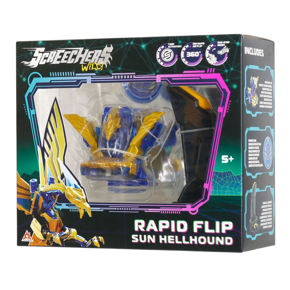 Ігровий набір Screechers Wild S5 L0.5 Сан Хелхаунд EU686104B